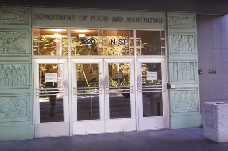 CA Historic Department of Food & Agriculture